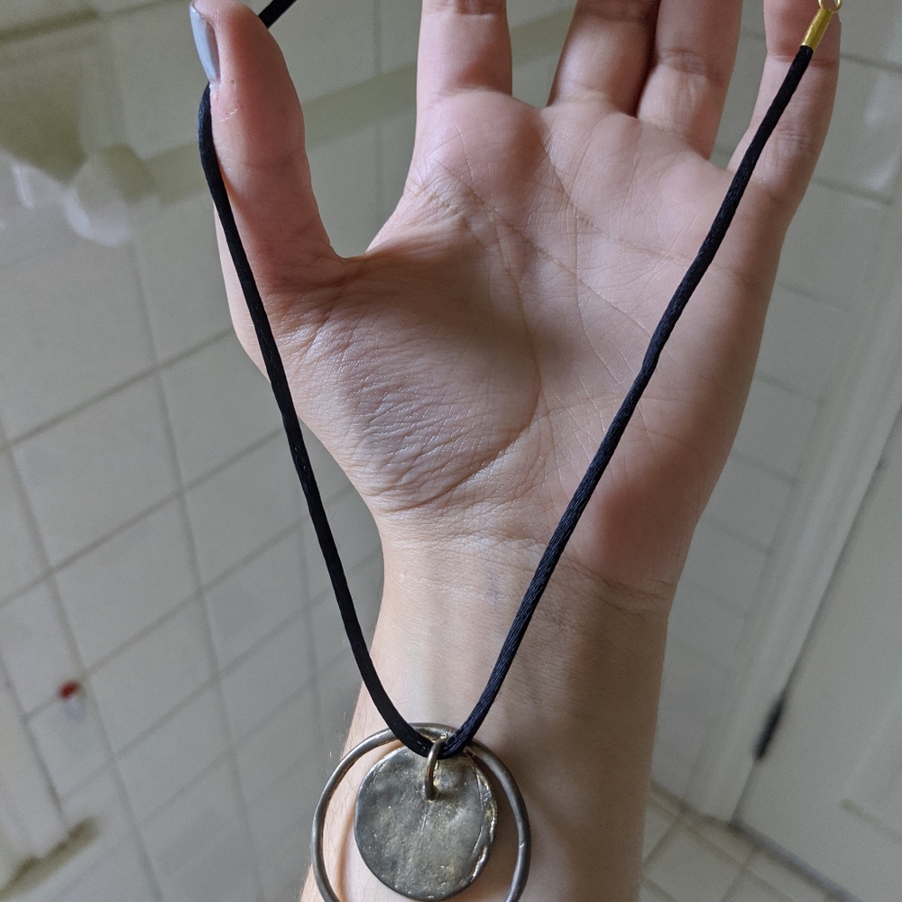 Gurhan ARTISAN METAL CIRCLE NECKLACE